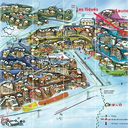 Neves - Location: Pour 4 Personnes Dans Un Quartier Jeune Et Anime Les Neves Mae-9099 * Val Thorens